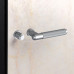 Дверная ручка EXA WC на розетках minimal цвет хром матовый