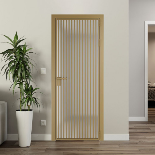 Межкомнатная дверь ProfilDoors 11 AG стекло Матовое цвет профиля Золото