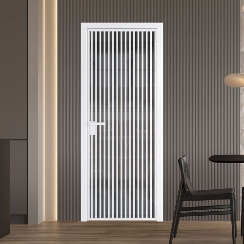 Межкомнатная дверь ProfilDoors 11 AG стекло Мору тонированное цвет профиля Вайт