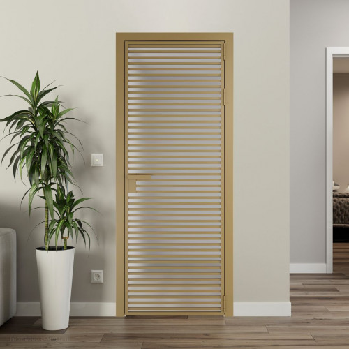 Межкомнатная дверь ProfilDoors 12 AG стекло Матовое цвет профиля Золото