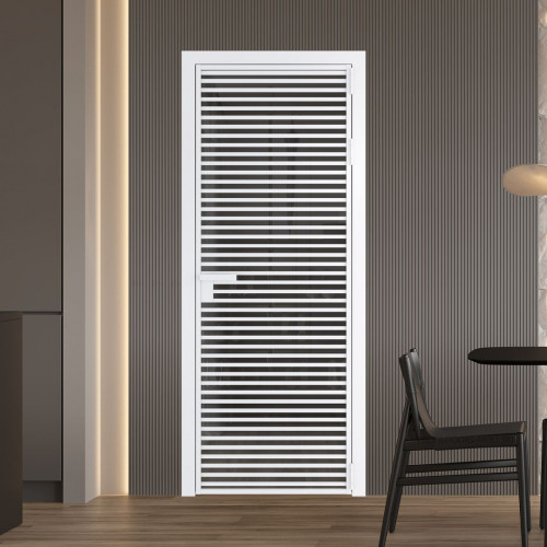 Межкомнатная дверь ProfilDoors 12 AG стекло Тонированное цвет профиля Вайт