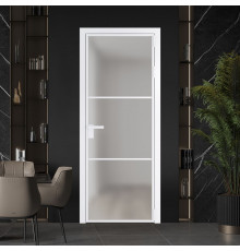 Межкомнатная дверь ProfilDoors 13 AG стекло Матовое цвет профиля Вайт