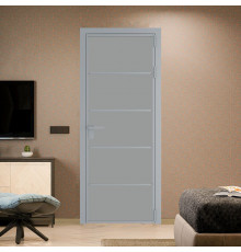 14 AG стекло Монохром серый триплекс цвет профиля Серебро