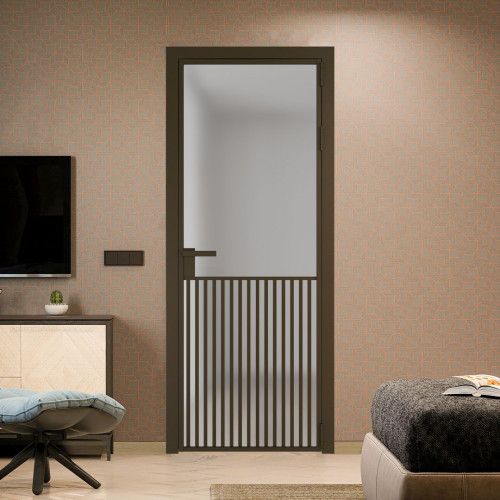 Межкомнатная дверь ProfilDoors 15 AG стекло Матовое цвет профиля Деорэ
