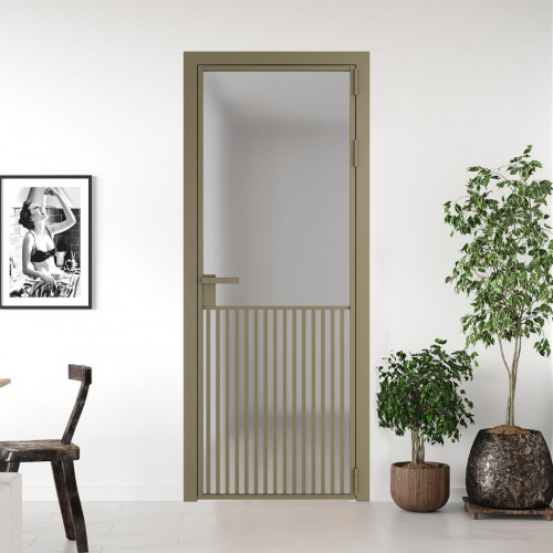 Межкомнатная дверь ProfilDoors 15 AG стекло Матовое цвет профиля Шампань