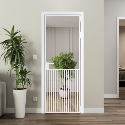 Межкомнатная дверь ProfilDoors 15 AG стекло Зеркало цвет профиля Вайт