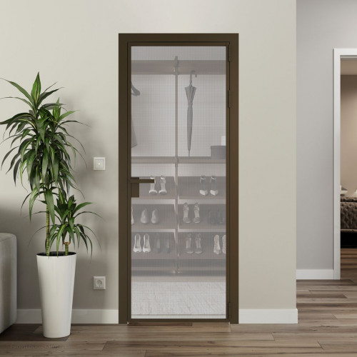 Межкомнатная дверь ProfilDoors 1 AG стекло Кризет цвет профиля Деорэ