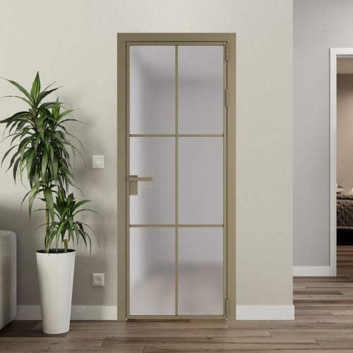 Межкомнатная дверь ProfilDoors 3 AG стекло Матовое цвет профиля Шампань