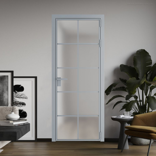 Межкомнатная дверь ProfilDoors 4 AG стекло Матовое цвет профиля Серебро