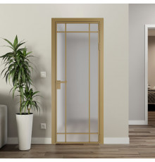 Межкомнатная дверь ProfilDoors 5 AG стекло Матовое цвет профиля Золото