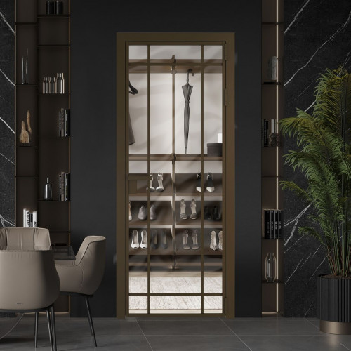 Межкомнатная дверь ProfilDoors 5 AG стекло Прозрачное цвет профиля Деорэ