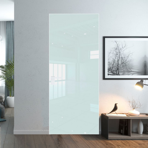 Межкомнатная дверь ProfilDoors 1 AGK цвет Lacobel Белый лак кромка Вайт