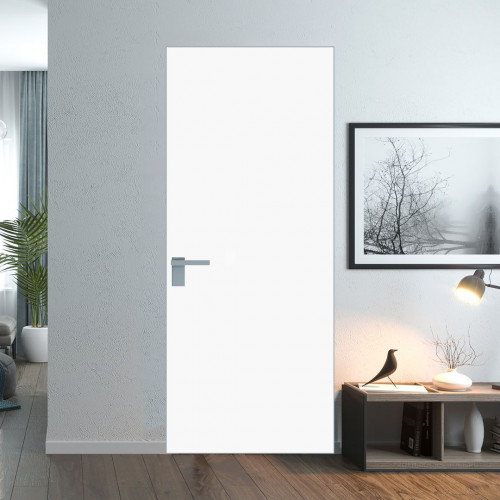 Межкомнатная дверь ProfilDoors 1 AGK цвет Монохром белый просветленный триплекс кромка Матовая