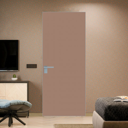 Межкомнатная дверь ProfilDoors 1 AGK цвет Монохром капучино триплекс кромка Матовая