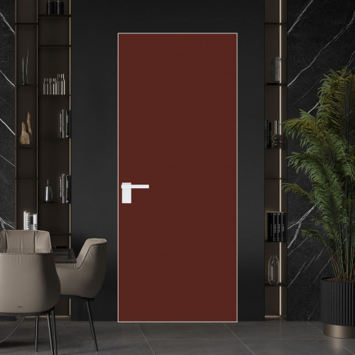 Межкомнатная дверь ProfilDoors 1 AGK цвет Монохром шоколад триплекс кромка Вайт