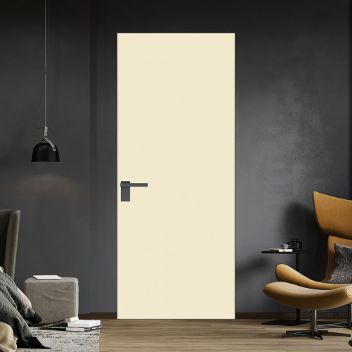 Межкомнатная дверь ProfilDoors 1 AGK цвет Монохром жемчуг триплекс кромка Серая ночь