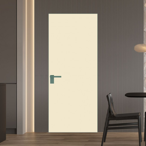 Межкомнатная дверь ProfilDoors 1 AGK цвет Монохром жемчуг триплекс кромка Зеленый воск