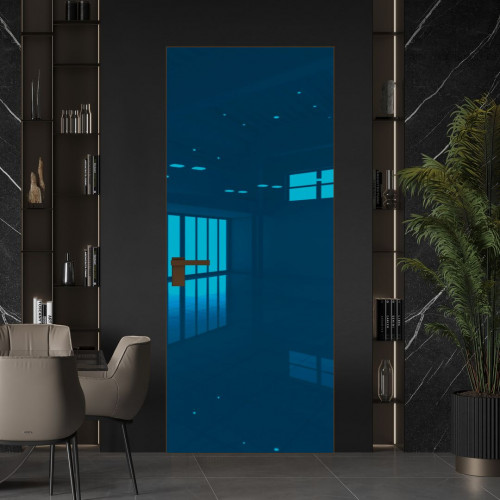 Межкомнатная дверь ProfilDoors 1 AGK цвет Зеркало Blue кромка Деорэ