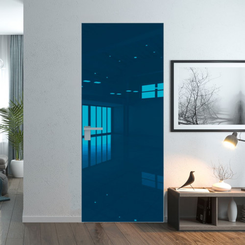 Межкомнатная дверь ProfilDoors 1 AGK цвет Зеркало Blue кромка Матовая