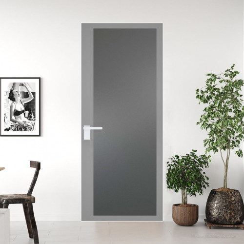 Межкомнатная дверь ProfilDoors 2 AGK цвет Мателюкс графит серый прокрас кромка Вайт