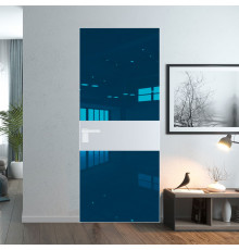 5 AGK цвет Зеркало Blue вставка Вайт кромка Вайт