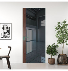 6 AGK цвет Зеркало Grey вставка Дуб Тобакко кромка Зеленый воск