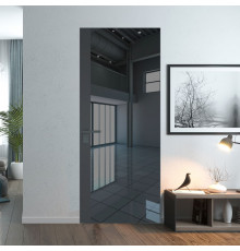 6 AGK цвет Зеркало Grey вставка Графит кромка Серая ночь