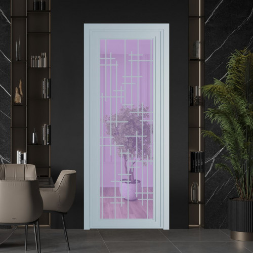 Межкомнатная дверь ProfilDoors 1 AGP Фиолетовое шпион профиль Серебро Рисунок 6
