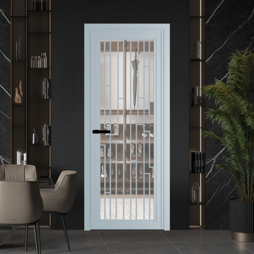 Межкомнатная дверь ProfilDoors 1 AGP Комфорт нейтрал профиль Серебро Рисунок 5