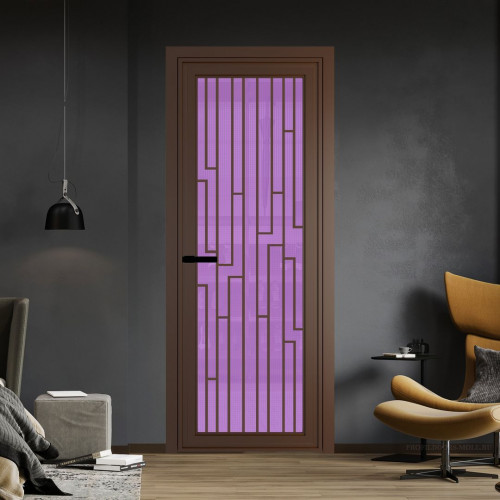 Межкомнатная дверь ProfilDoors 1 AGP Кризет фиолетовое профиль Деорэ Рисунок 5