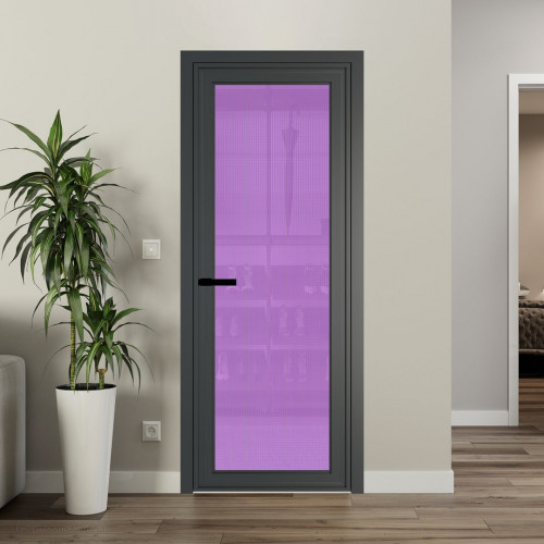 Межкомнатная дверь ProfilDoors 1 AGP Кризет фиолетовое профиль Серая ночь Без рисунка
