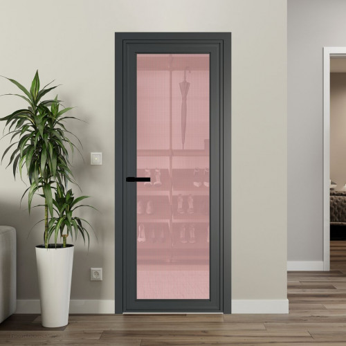 Межкомнатная дверь ProfilDoors 1 AGP Кризет розовое профиль Серая ночь Без рисунка