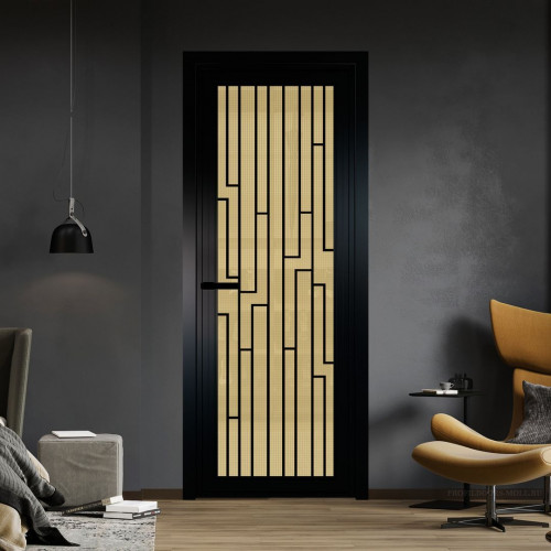 Межкомнатная дверь ProfilDoors 1 AGP Кризет золото профиль Черный матовый Рисунок 5