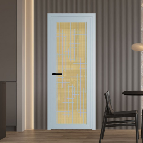 Межкомнатная дверь ProfilDoors 1 AGP Кризет золото профиль Серебро Рисунок 6