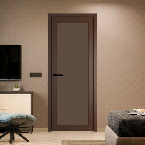 Межкомнатная дверь ProfilDoors 1 AGP Монохром гляссе триплекс профиль Деорэ Без рисунка