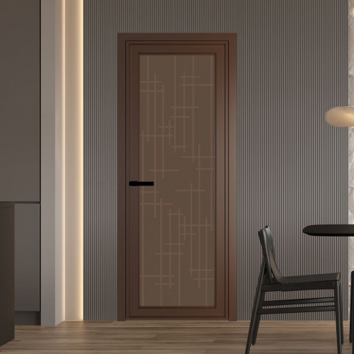 Межкомнатная дверь ProfilDoors 1 AGP Монохром гляссе триплекс профиль Деорэ Рисунок 6