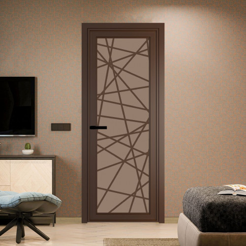Межкомнатная дверь ProfilDoors 1 AGP Монохром капучино триплекс профиль Деорэ Рисунок 4