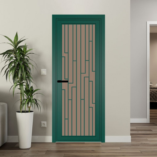 Межкомнатная дверь ProfilDoors 1 AGP Монохром капучино триплекс профиль Зеленый воск Рисунок 5