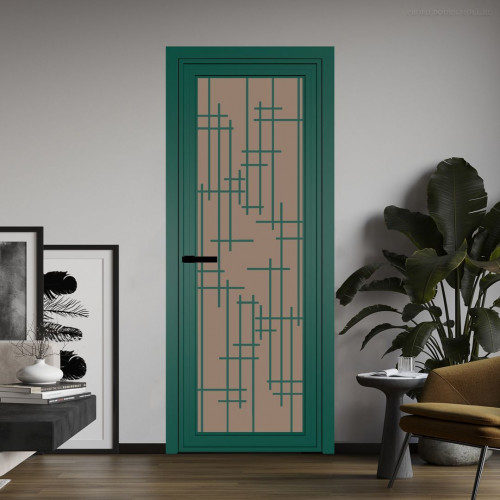 Межкомнатная дверь ProfilDoors 1 AGP Монохром капучино триплекс профиль Зеленый воск Рисунок 6