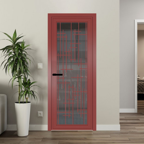Межкомнатная дверь ProfilDoors 1 AGP Мору тонированное профиль Красный антрацит Рисунок 6