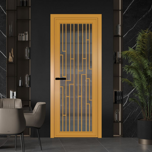 Межкомнатная дверь ProfilDoors 1 AGP Мору тонированное профиль Золото Рисунок 5