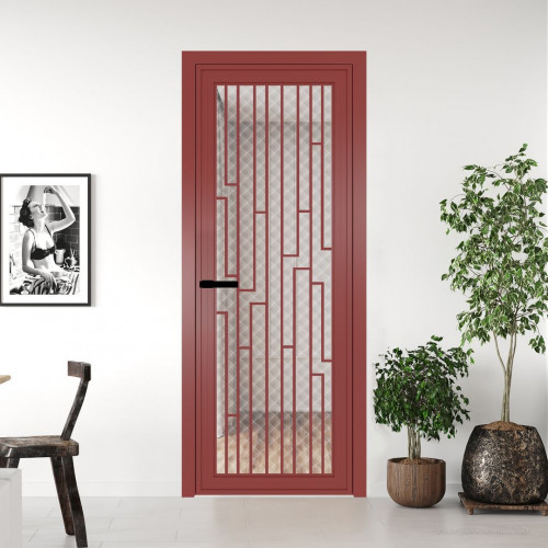 Межкомнатная дверь ProfilDoors 1 AGP Ромб белый профиль Красный антрацит Рисунок 5