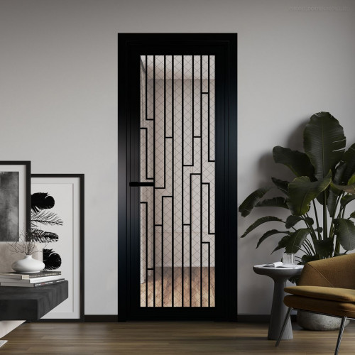 Межкомнатная дверь ProfilDoors 1 AGP Ромб черный профиль Черный матовый Рисунок 5