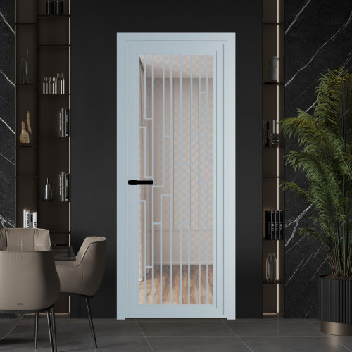 Межкомнатная дверь ProfilDoors 1 AGP Ромб серебро профиль Серебро Рисунок 5