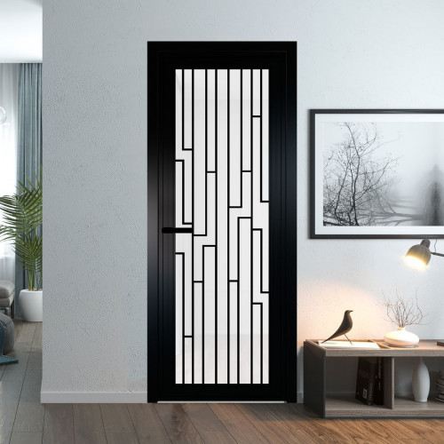 Межкомнатная дверь ProfilDoors 1 AGP Триплекс белый профиль Черный матовый Рисунок 5