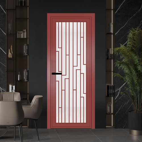Межкомнатная дверь ProfilDoors 1 AGP Триплекс белый профиль Красный антрацит Рисунок 5