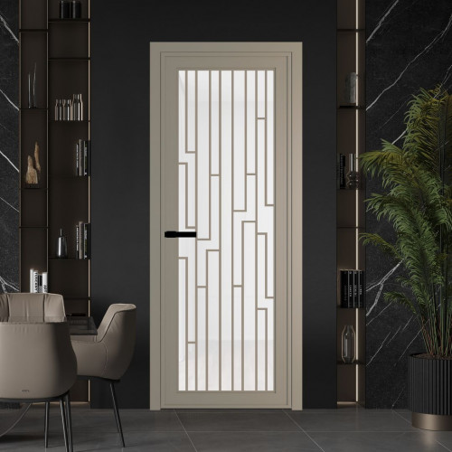 Межкомнатная дверь ProfilDoors 1 AGP Триплекс белый профиль Никель матовый Рисунок 5
