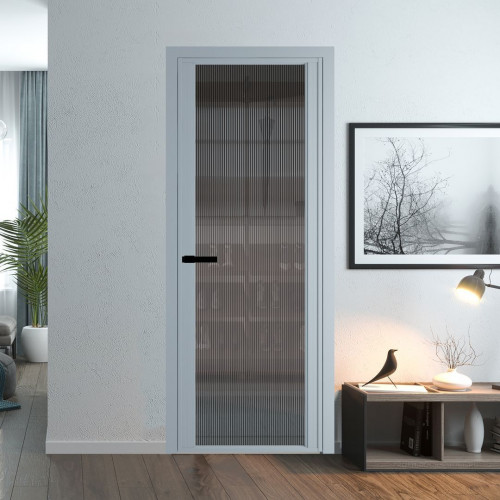 Межкомнатная дверь ProfilDoors 2 AGP Мору тонированное профиль Серебро