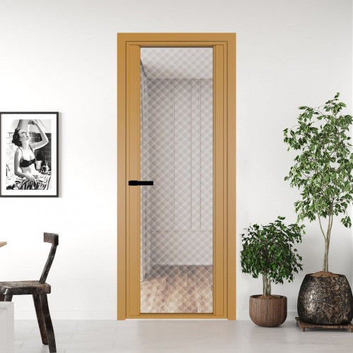 Межкомнатная дверь ProfilDoors 2 AGP Ромб белый профиль Золото