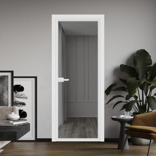 Межкомнатная дверь ProfilDoors 1 AV.O Комфорт серый профиль Вайт
